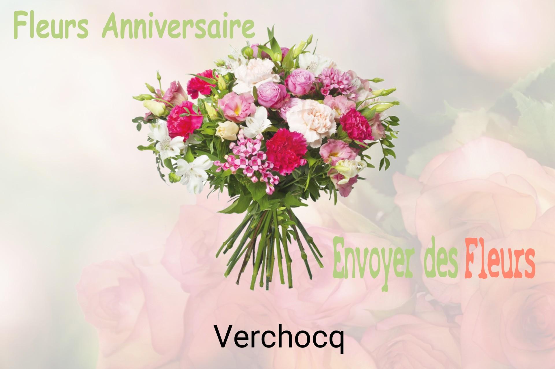 Bouquet de fleurs d’anniversaire livré à Verchocq